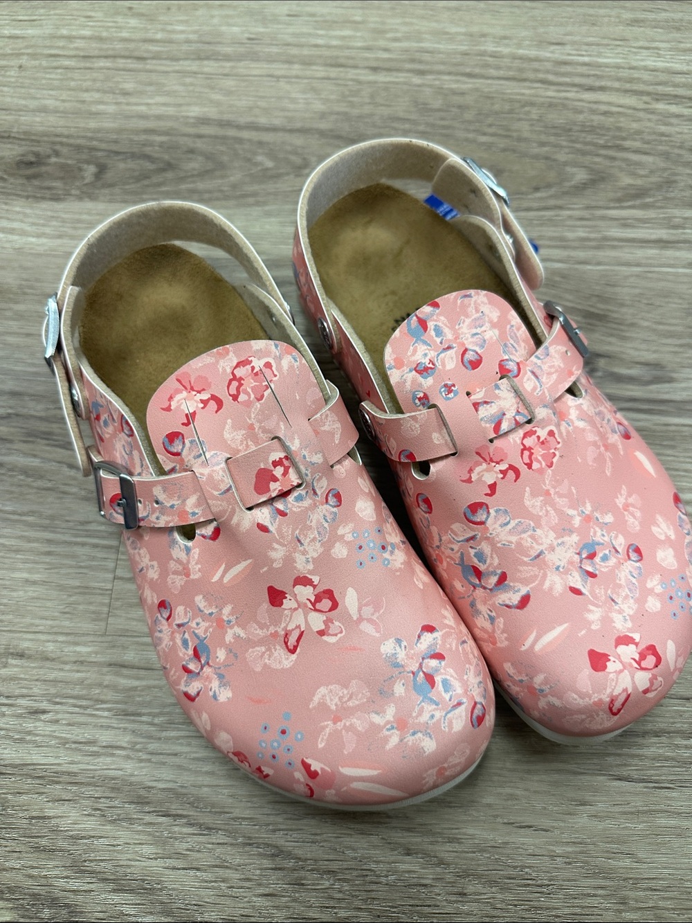 Birkenstocks Pink Floral Clog - Comfortable Slip-On Shoe